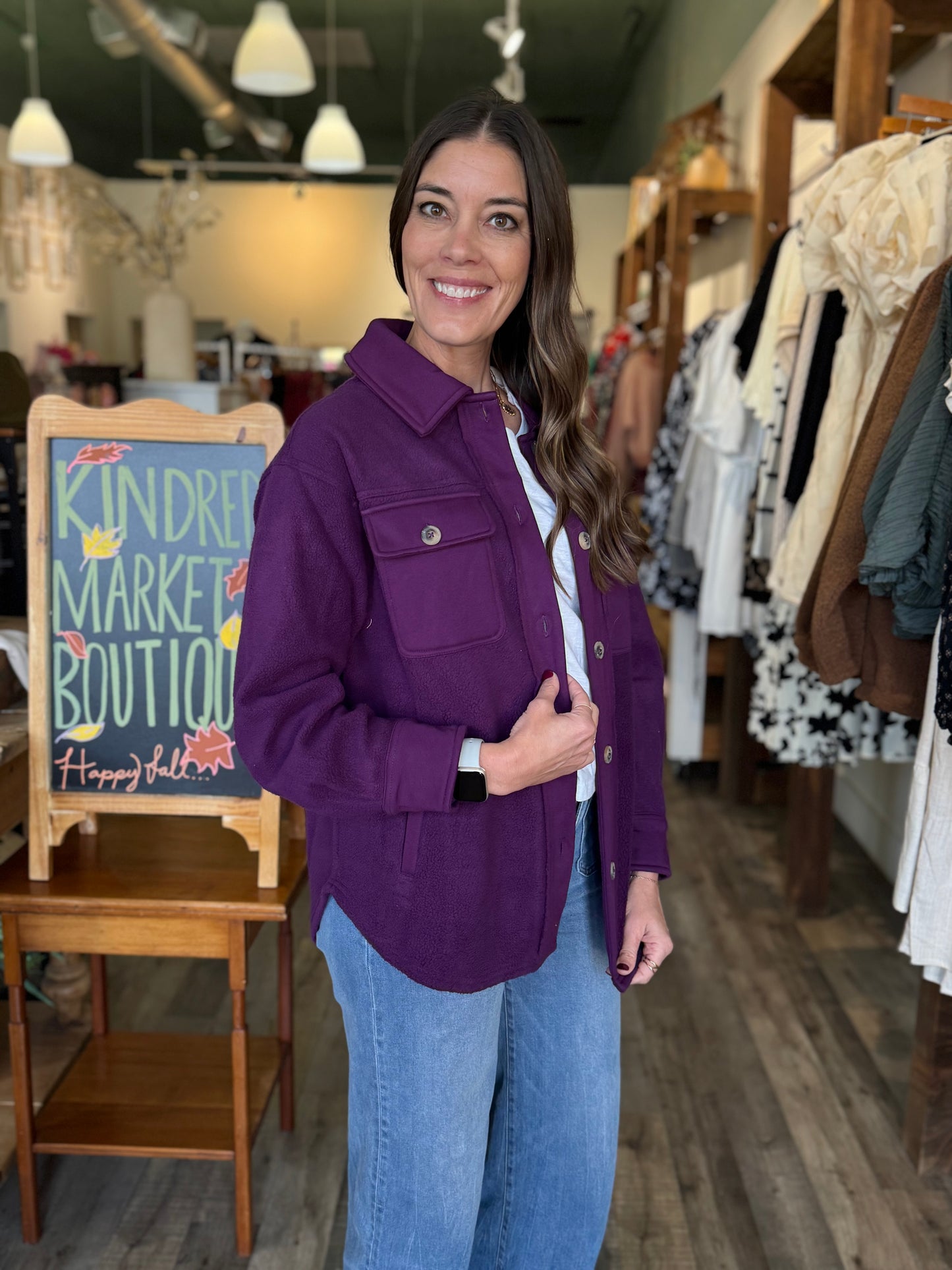 Susan Button Up Shacket