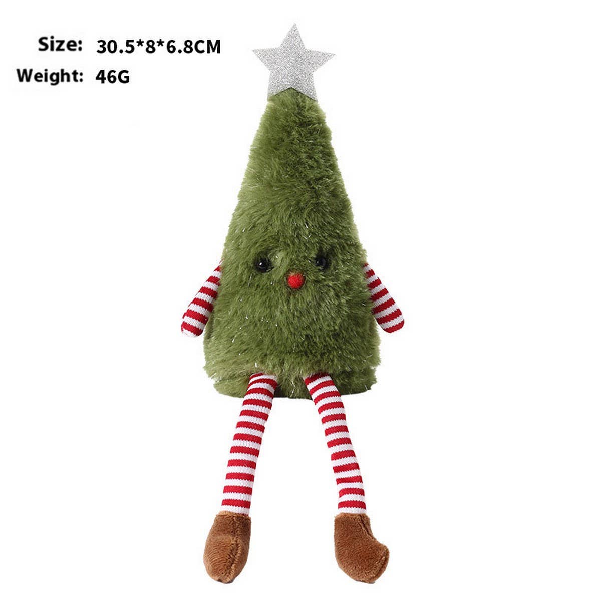 Cute Plush Christmas Tree Doll Decor