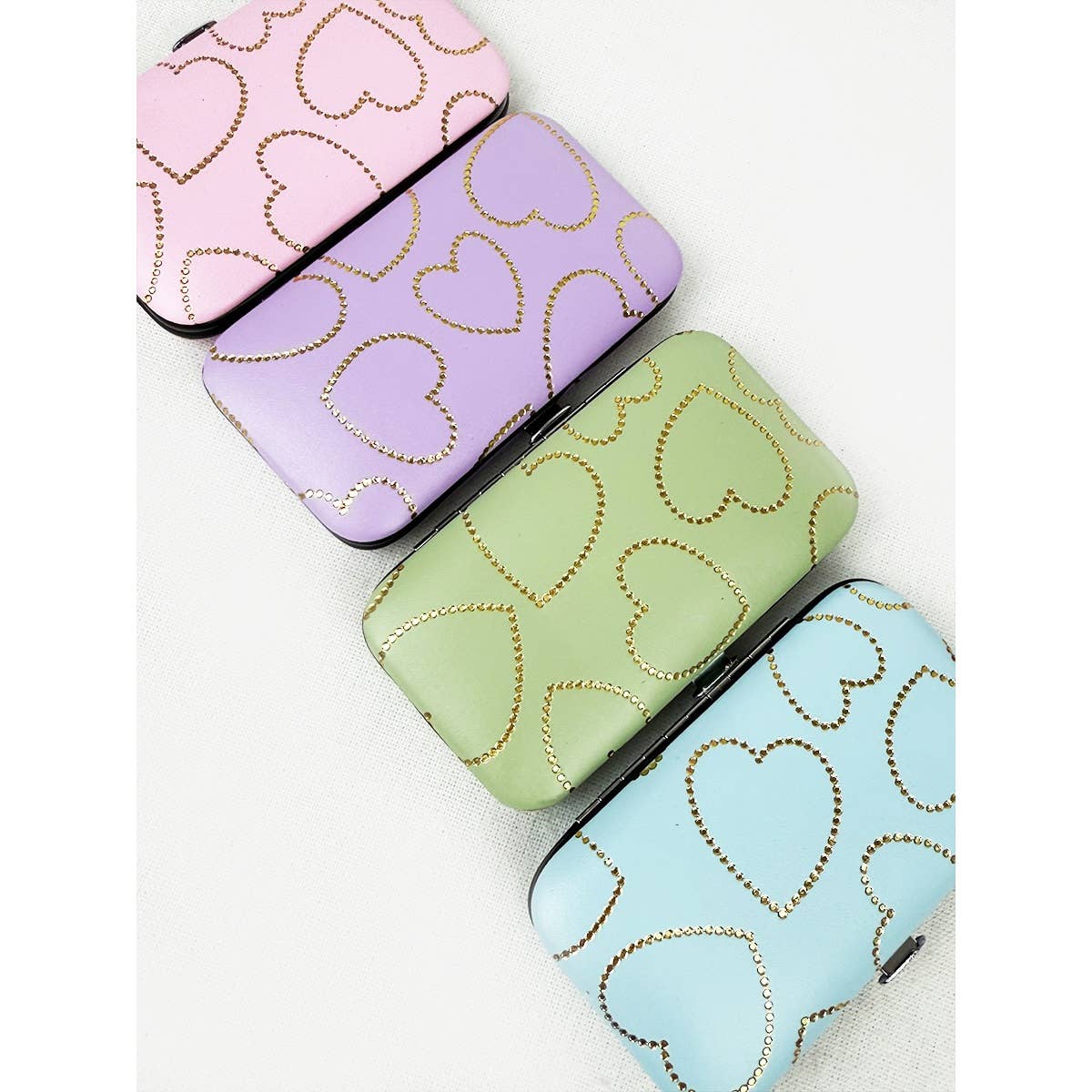 Heart Personal Mani and Pedi Kit care tools