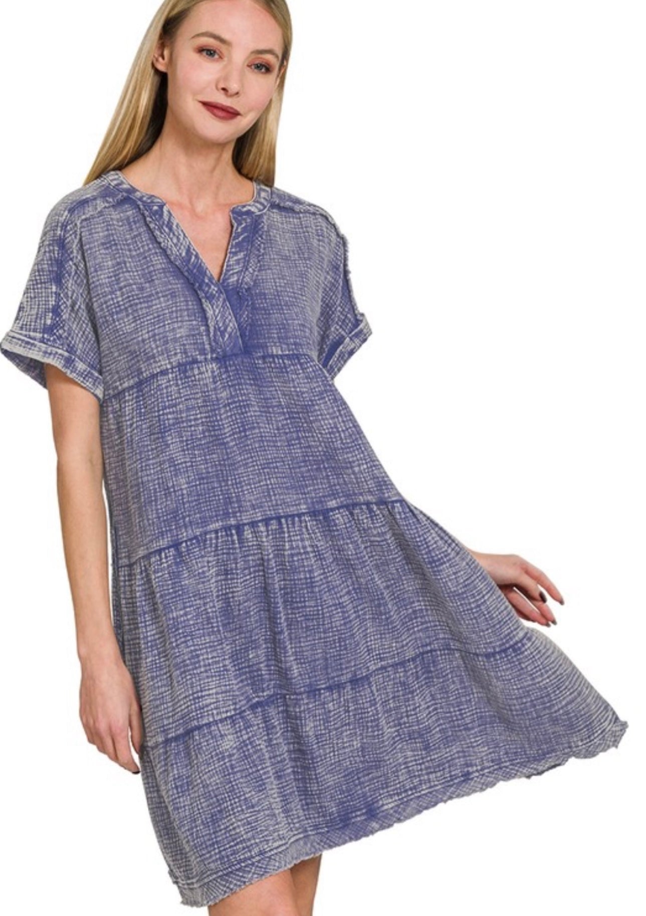 Lillian Gauze Linen Dress