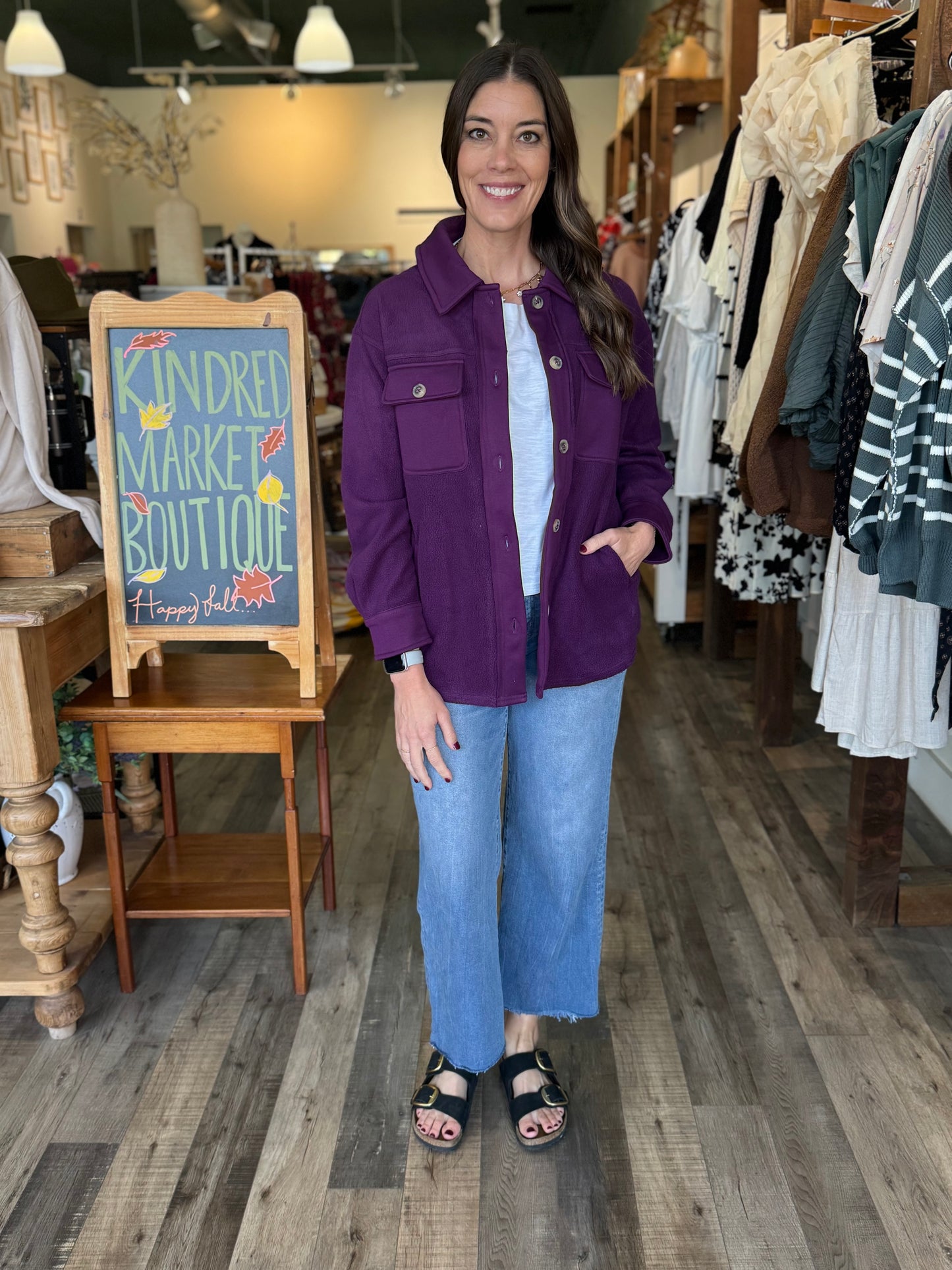 Susan Button Up Shacket