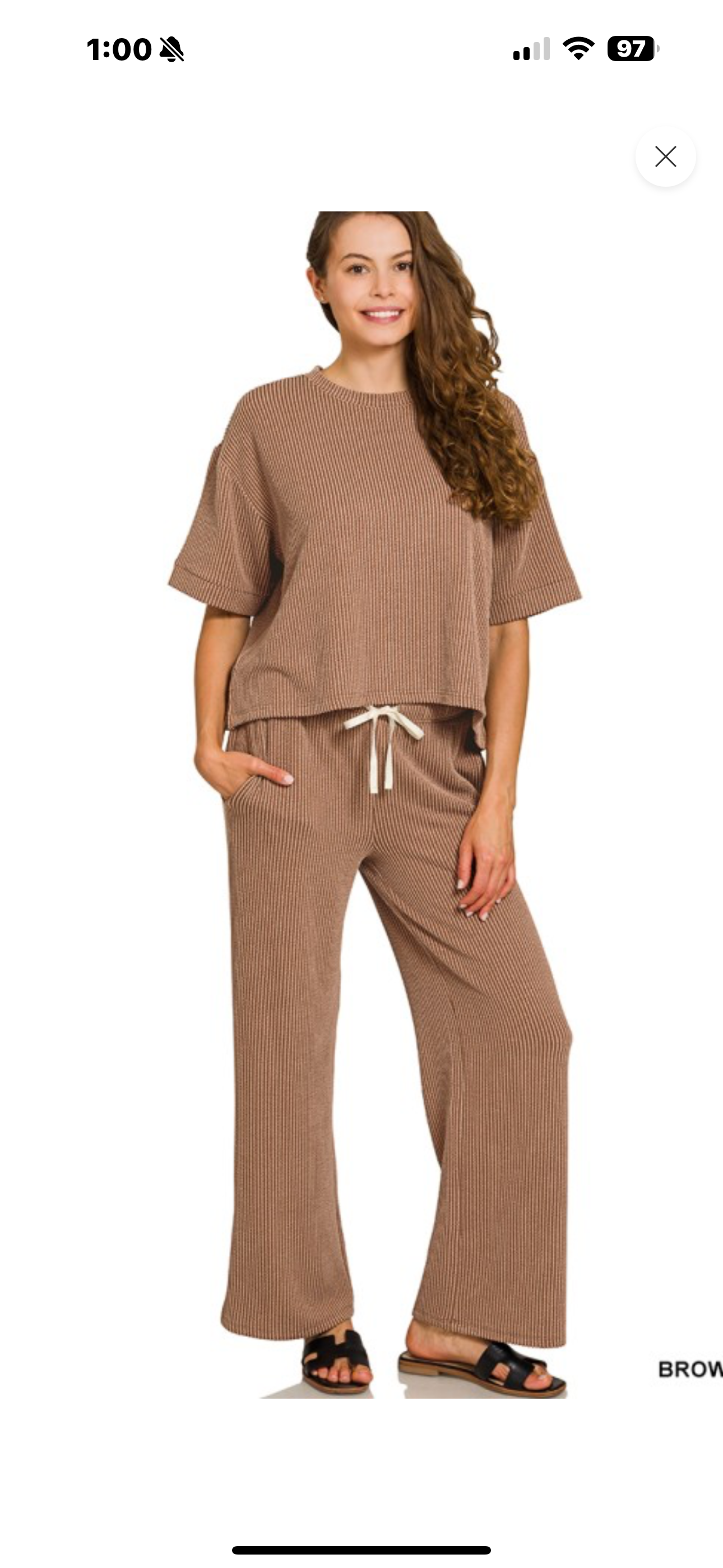 Catalina Ribbed Lounge Pants - Set