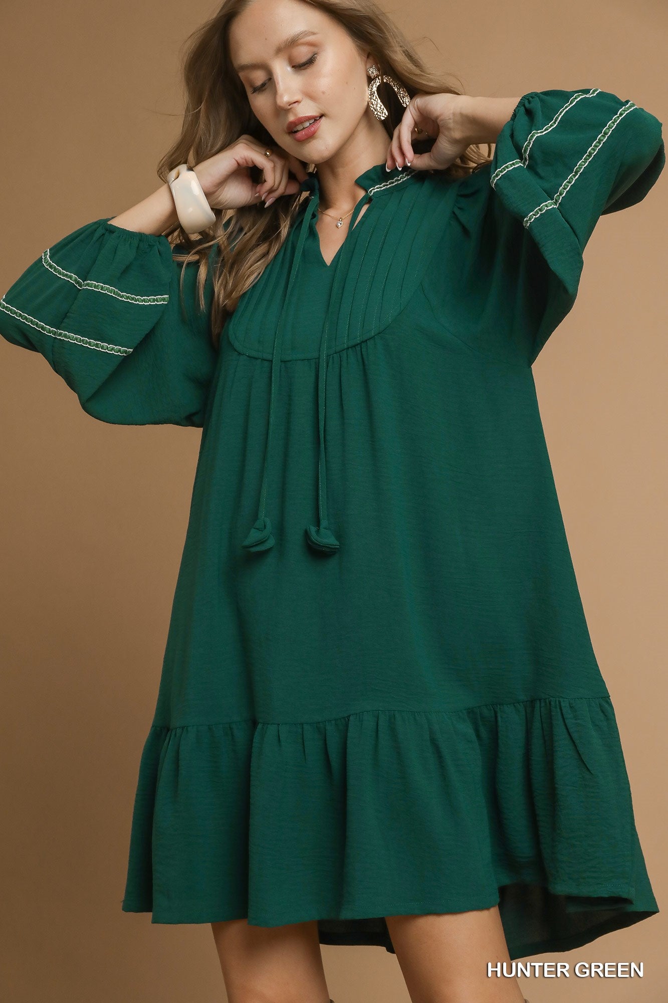 Nora Green Mini Dress