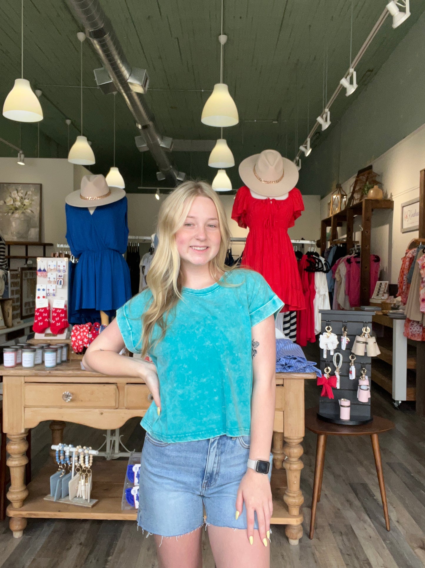 Kate Acid Wash Top