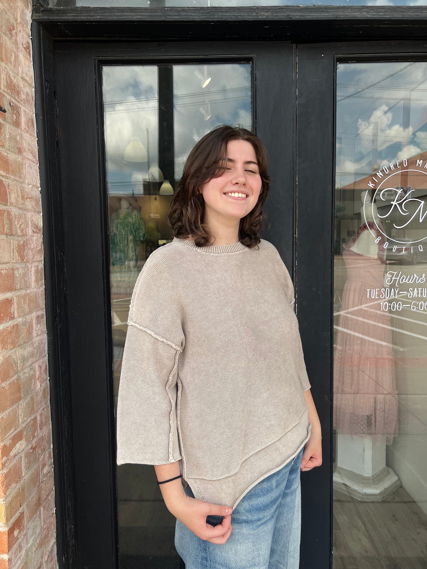 Ava Boxy Sweater