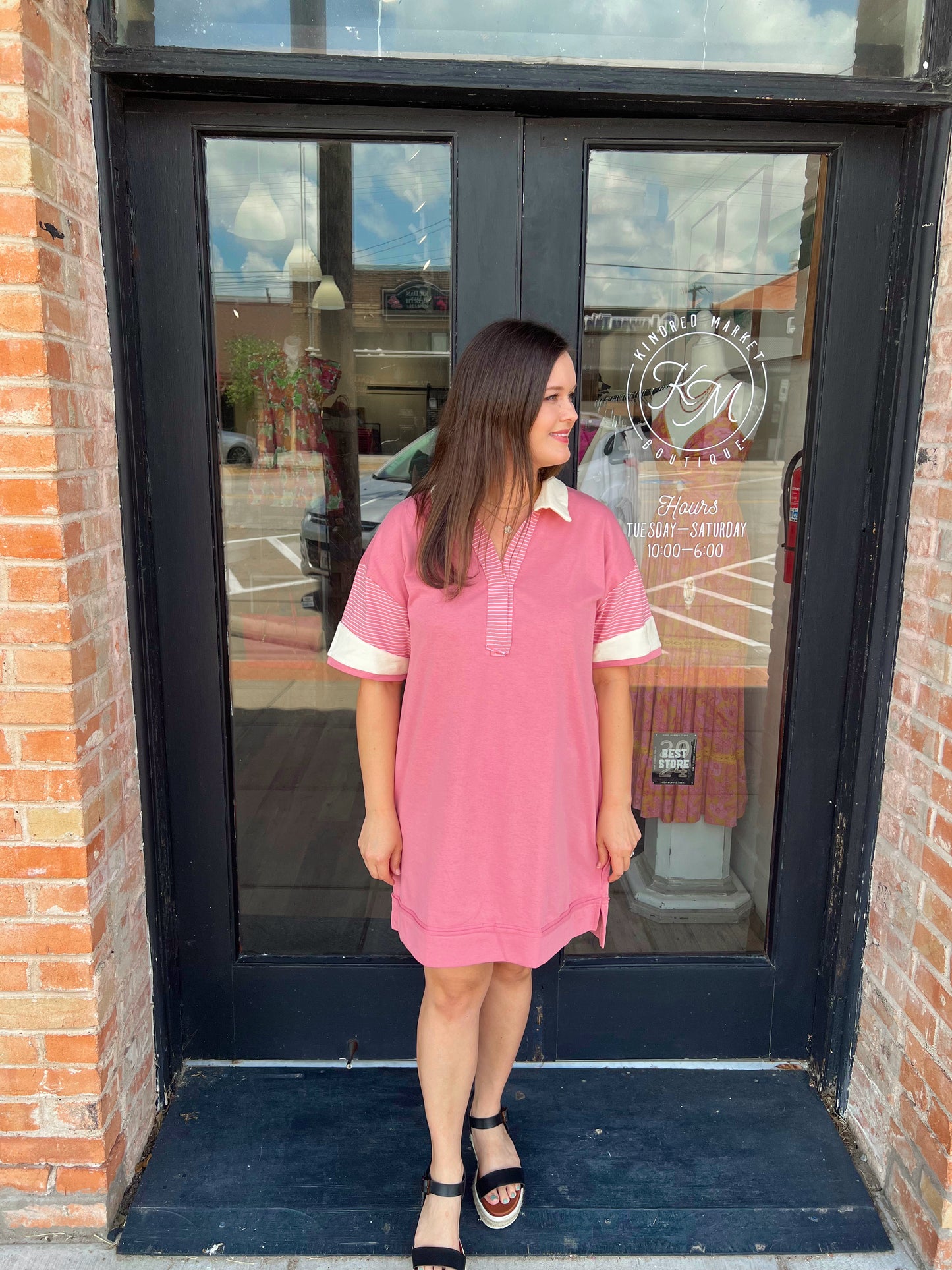 Harlie Light Mauve Dress