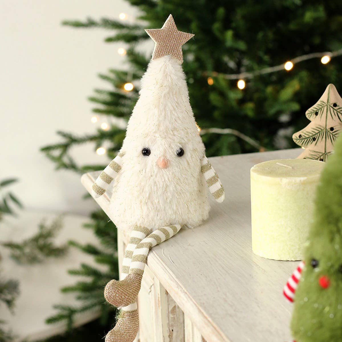 Cute Plush Christmas Tree Doll Decor