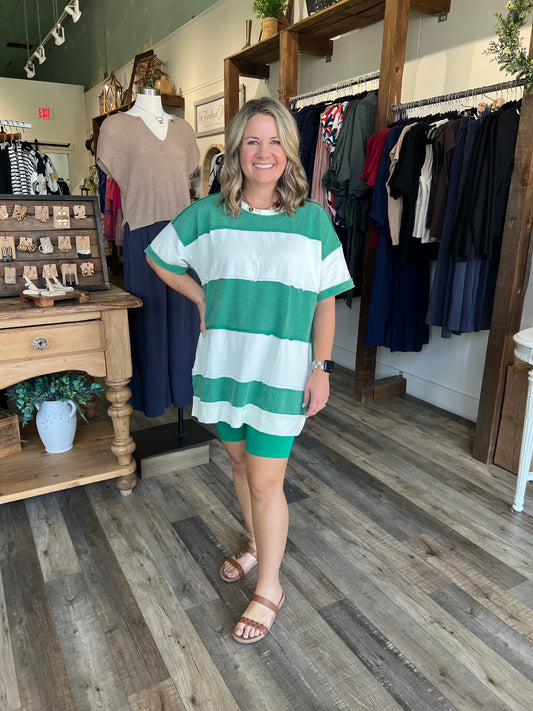Marci Stripe Oversized T-Shirt