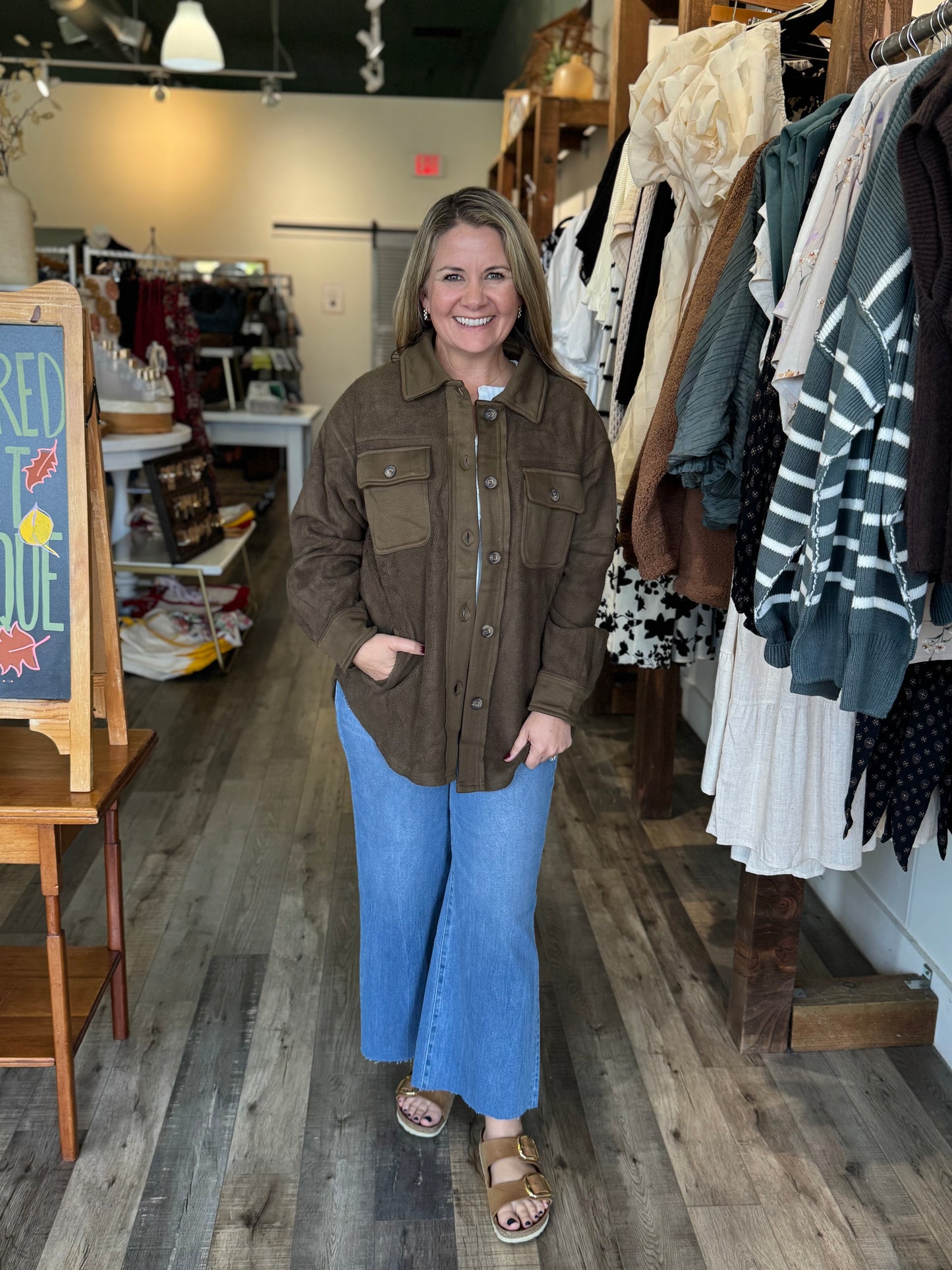 Susan Button Up Shacket
