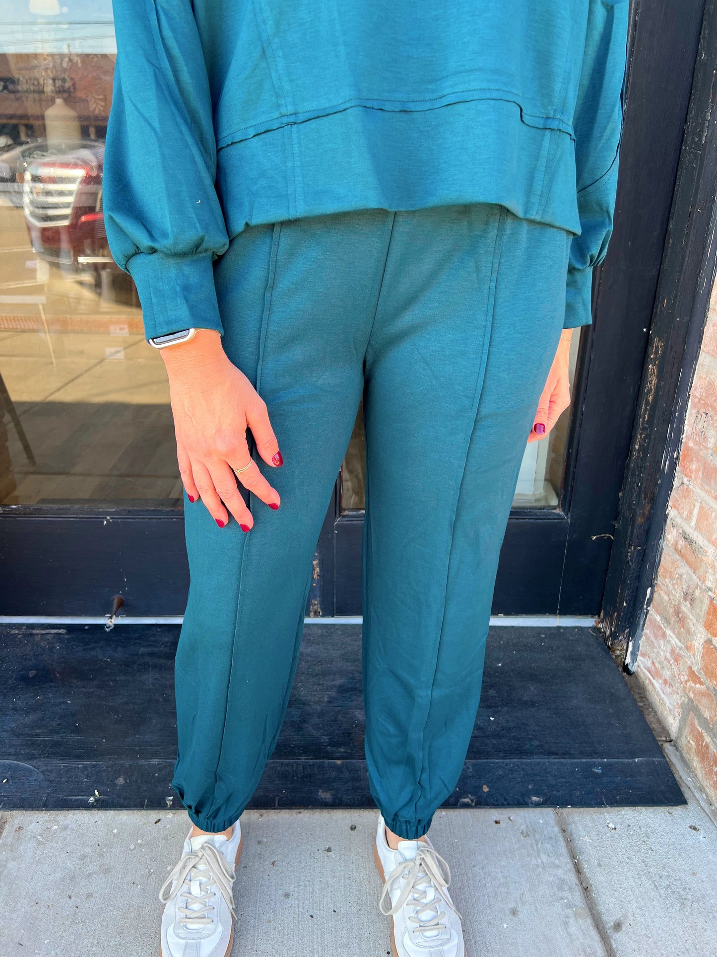 Emerson Emearld Green Cuffed Sweatpant