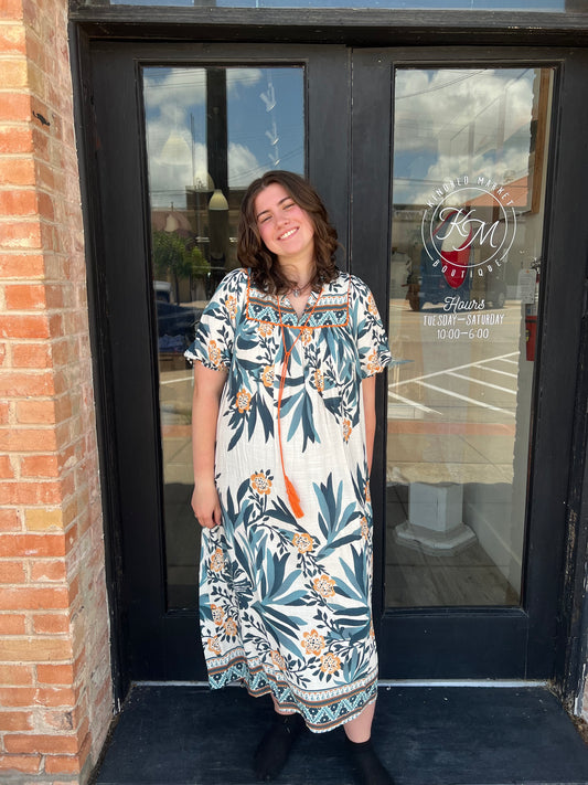 Lola Tie Midi Dress