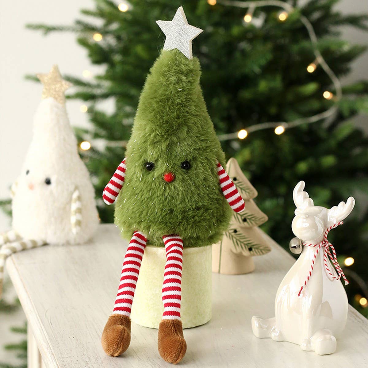 Cute Plush Christmas Tree Doll Decor