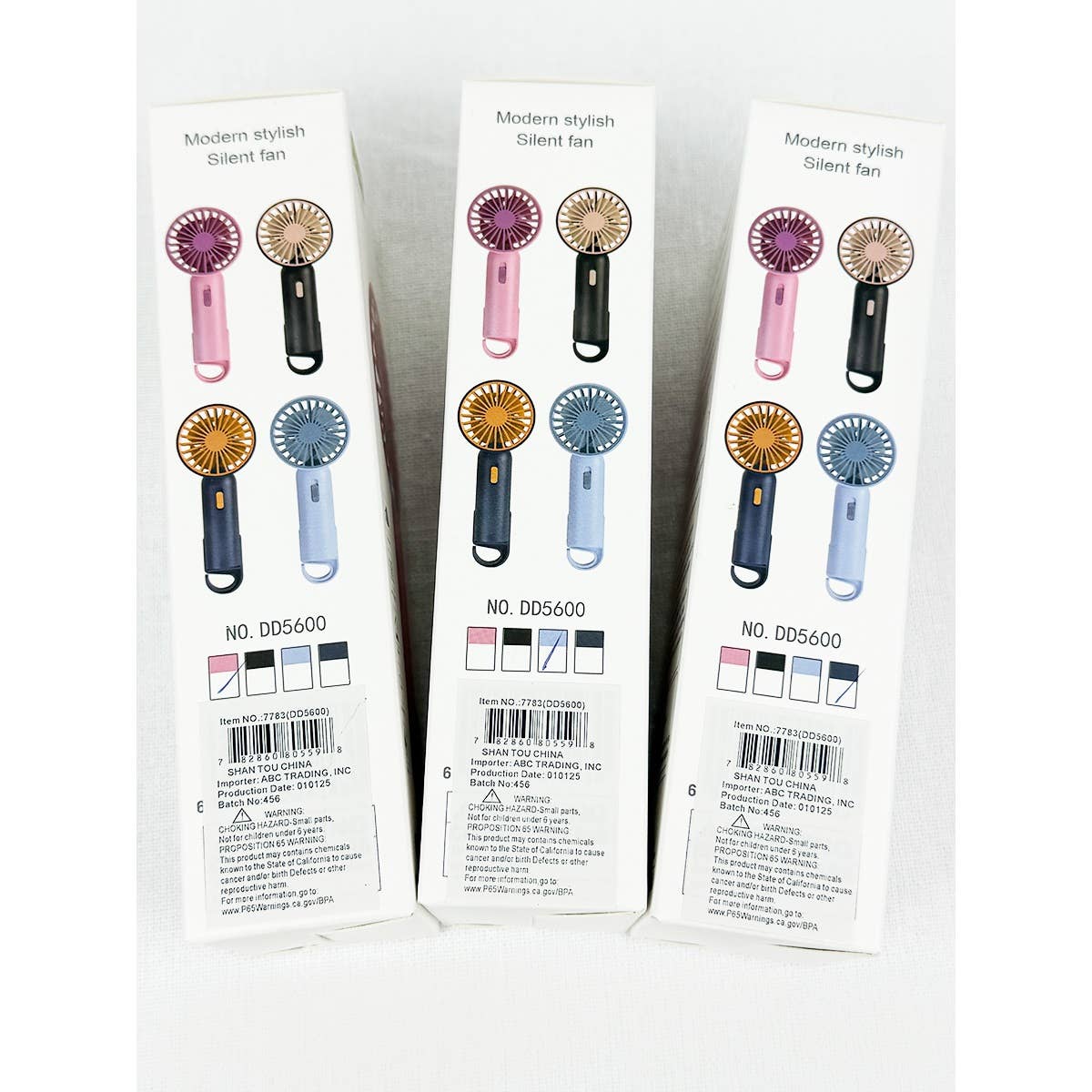 Portable Hand Fan with Pull out Stand