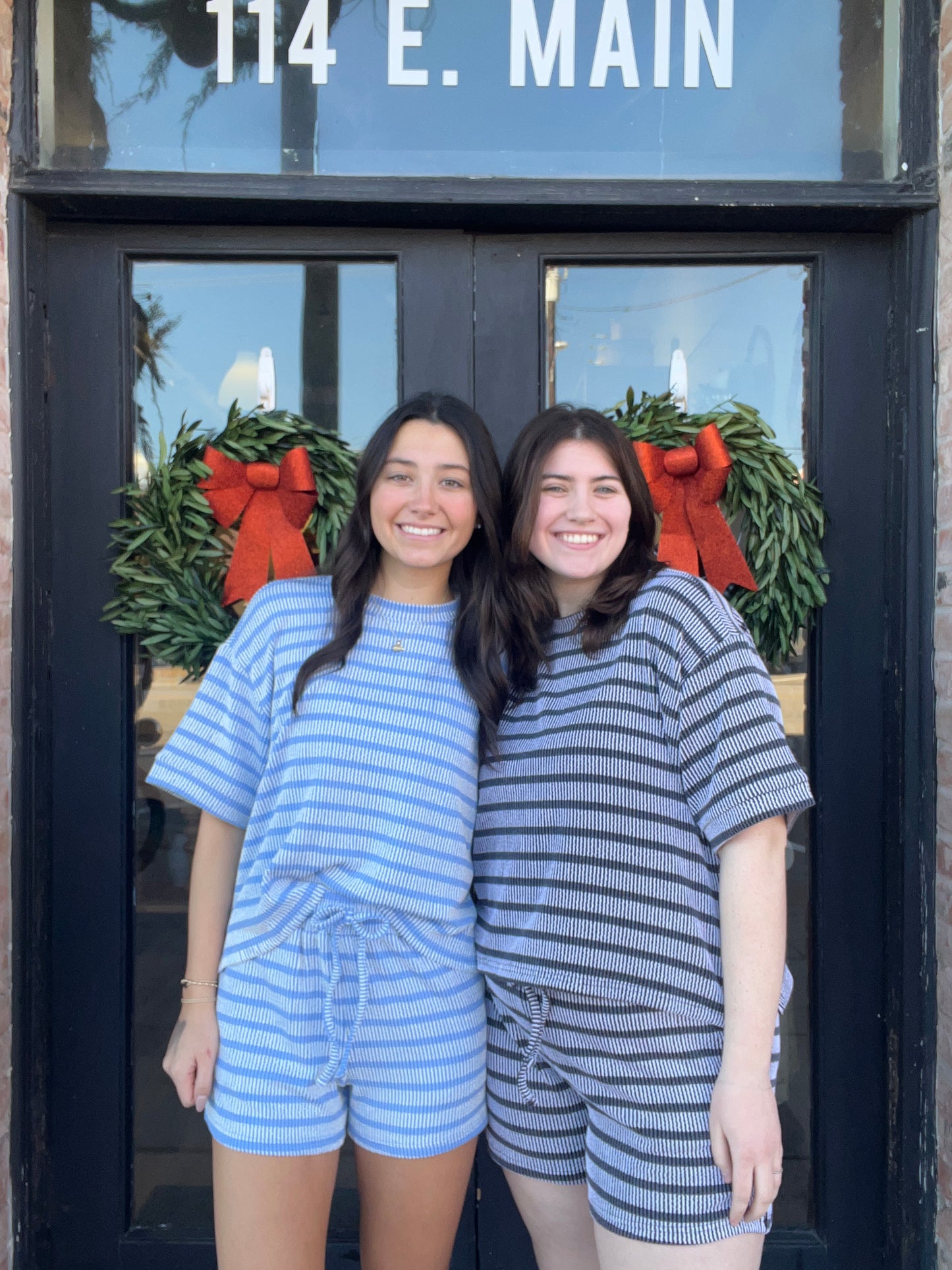 Jess Striped Lounge Top