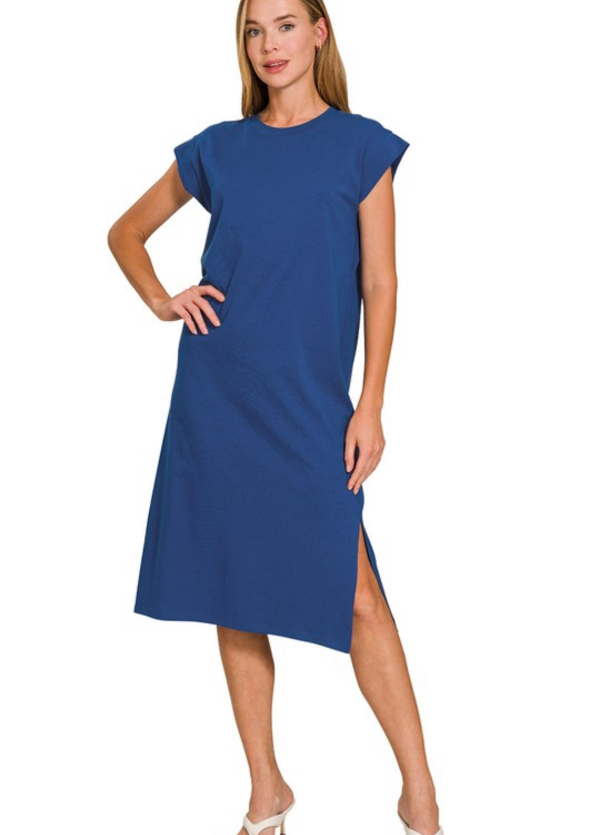 Ashley Blue T-Shirt Dress