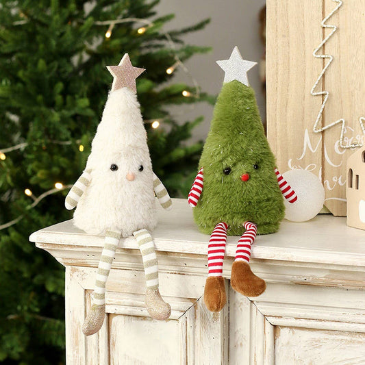 Cute Plush Christmas Tree Doll Decor