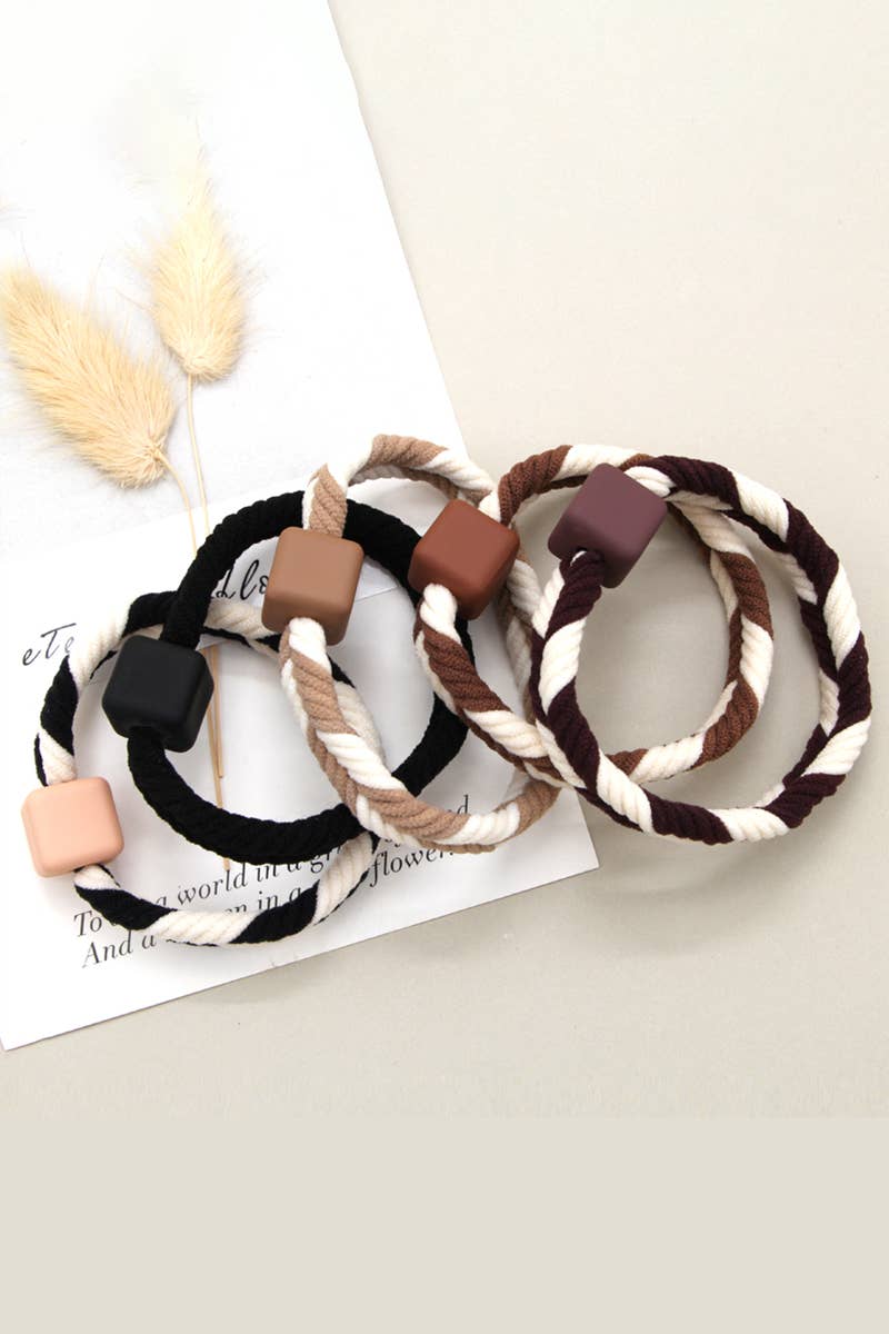 Two Tone Casual Hair Tie