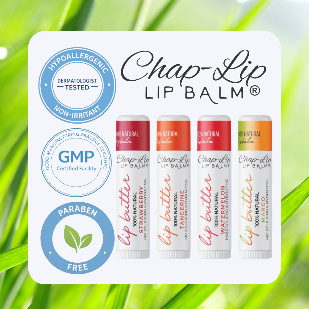 Chap-Lip Lip Butter 100% Natural Lip Balm (60 count) Jar