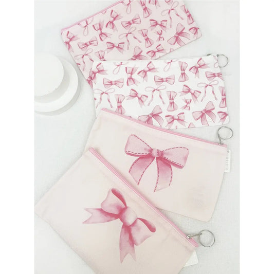 Bow Design Printed Coin Purse