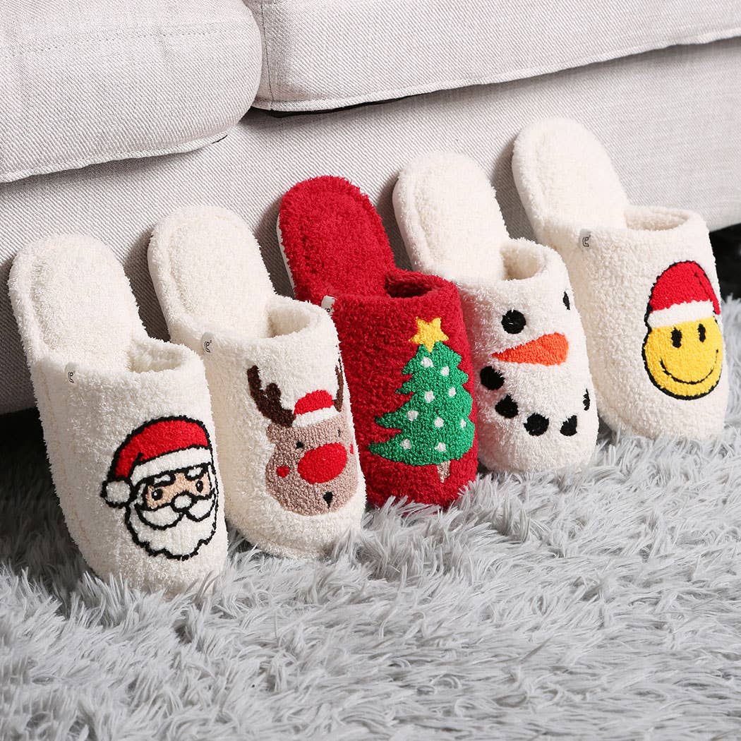 Luxury Soft Christmas Theme Slippers