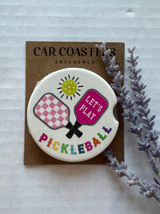 Pickleball Car Coasters