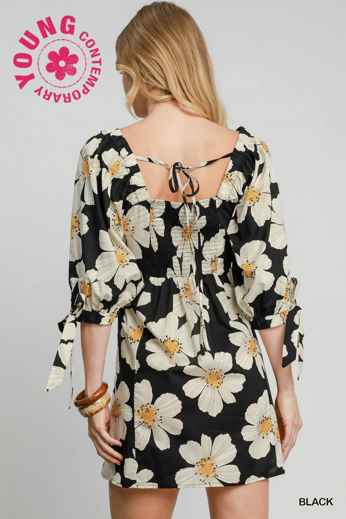 Olivia Puff Sleeve Mini Dress