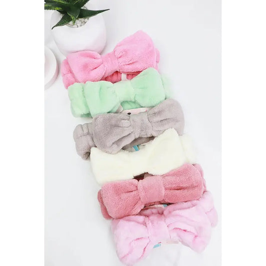 Solid Beauty Spa Bow Headband