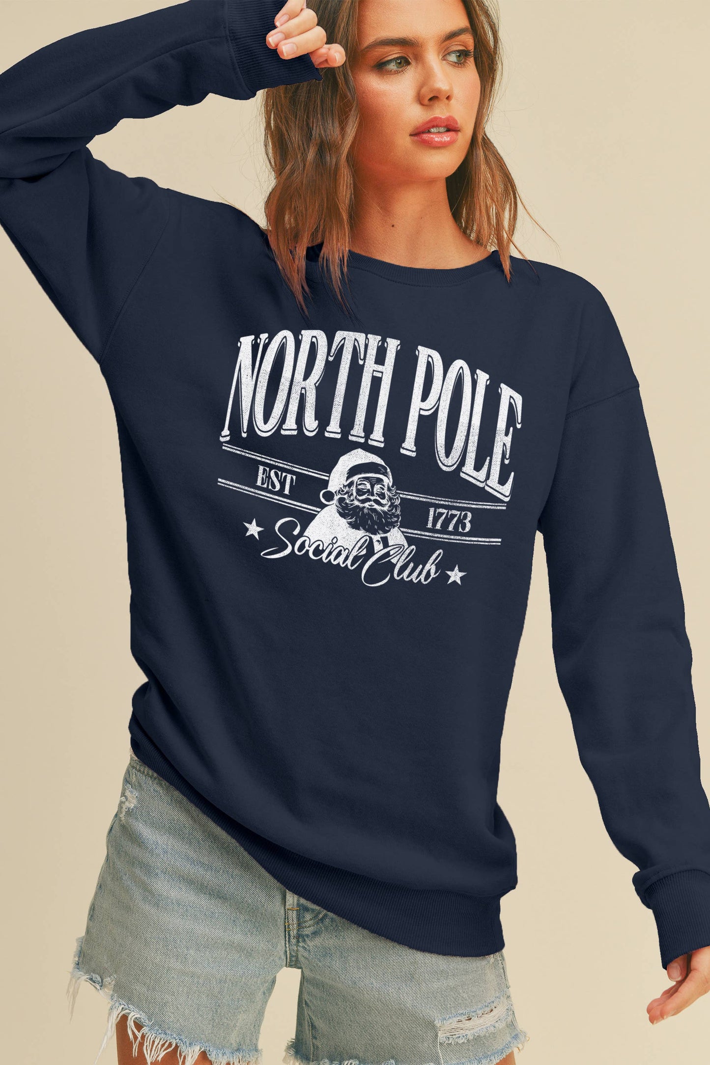 North Pole Social Club Long Sleeve Sweatshirt