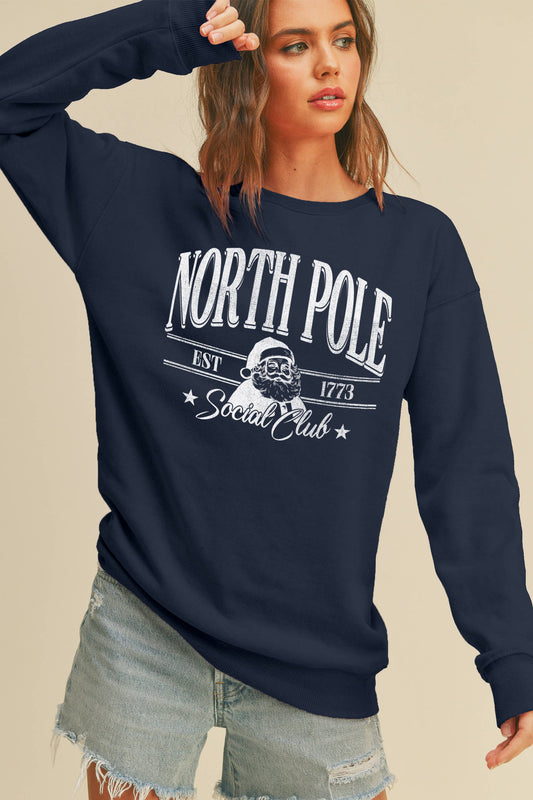 North Pole Social Club Long Sleeve Sweatshirt