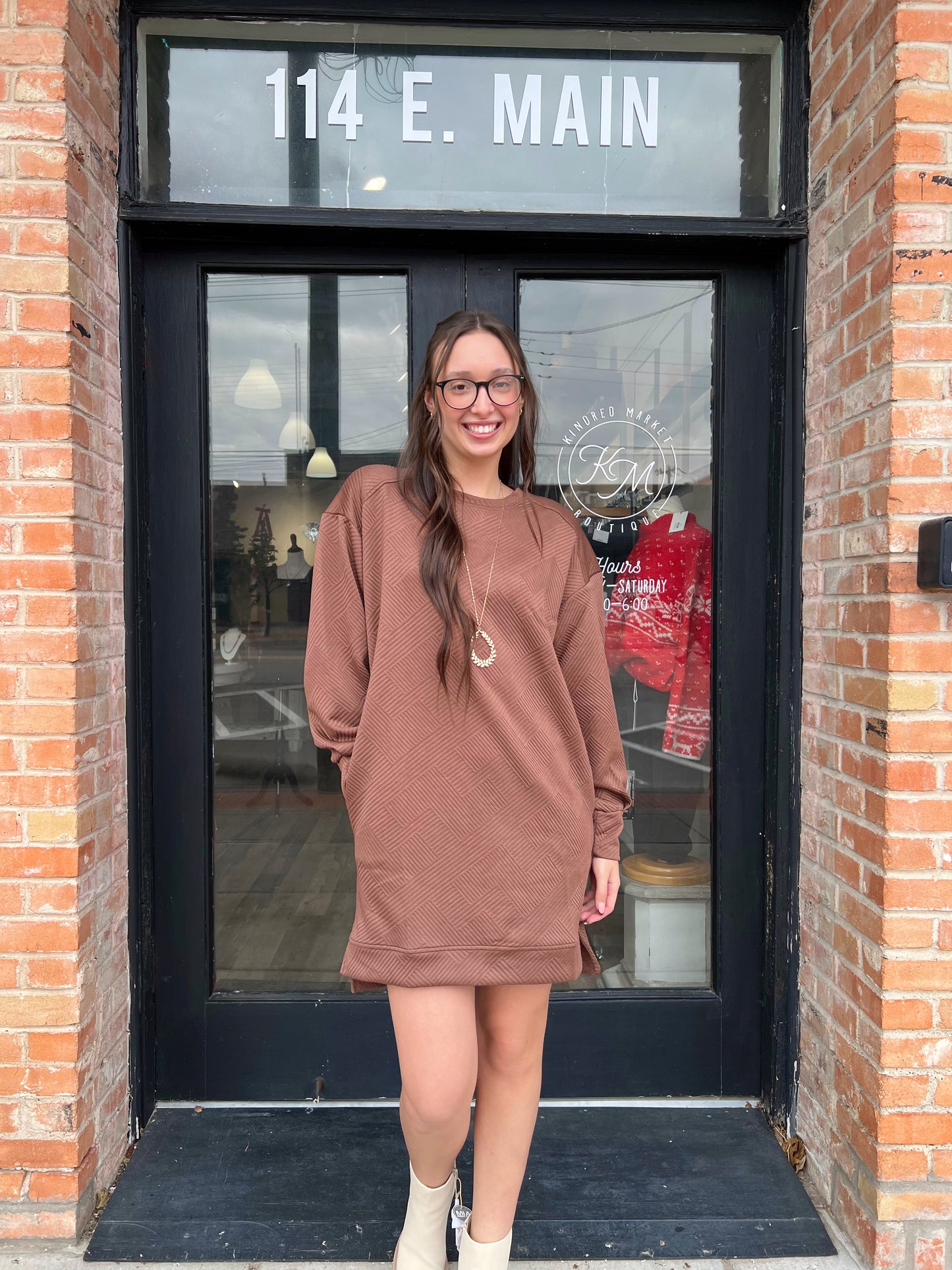 Dakota Sweatshirt Mini Dress