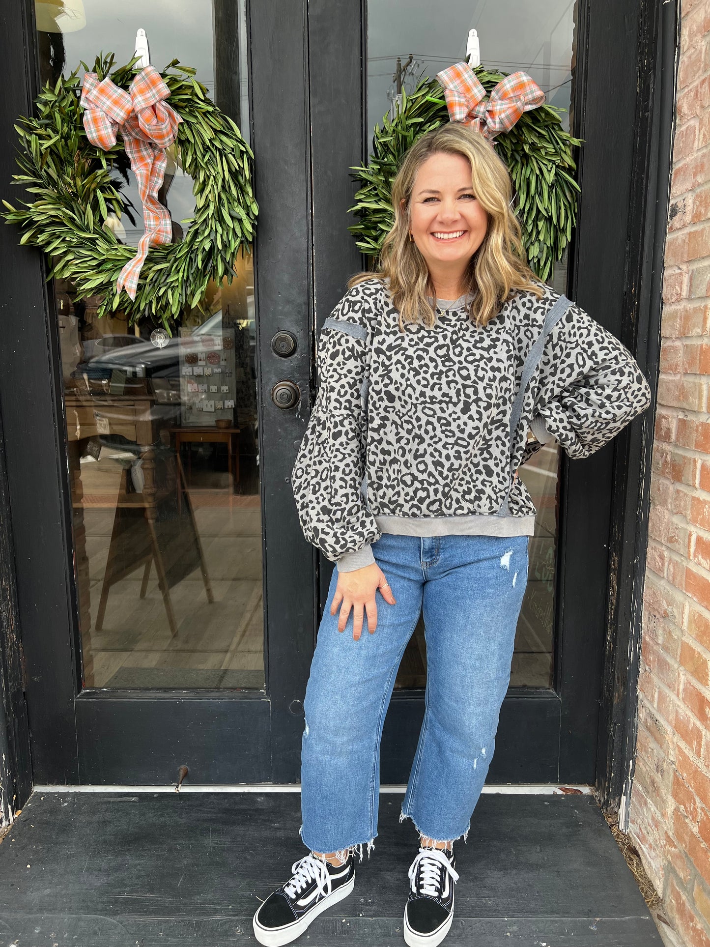 Winona Leopard Crewneck