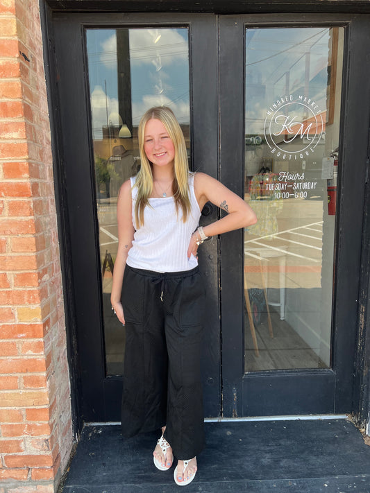 Cora Black Pants