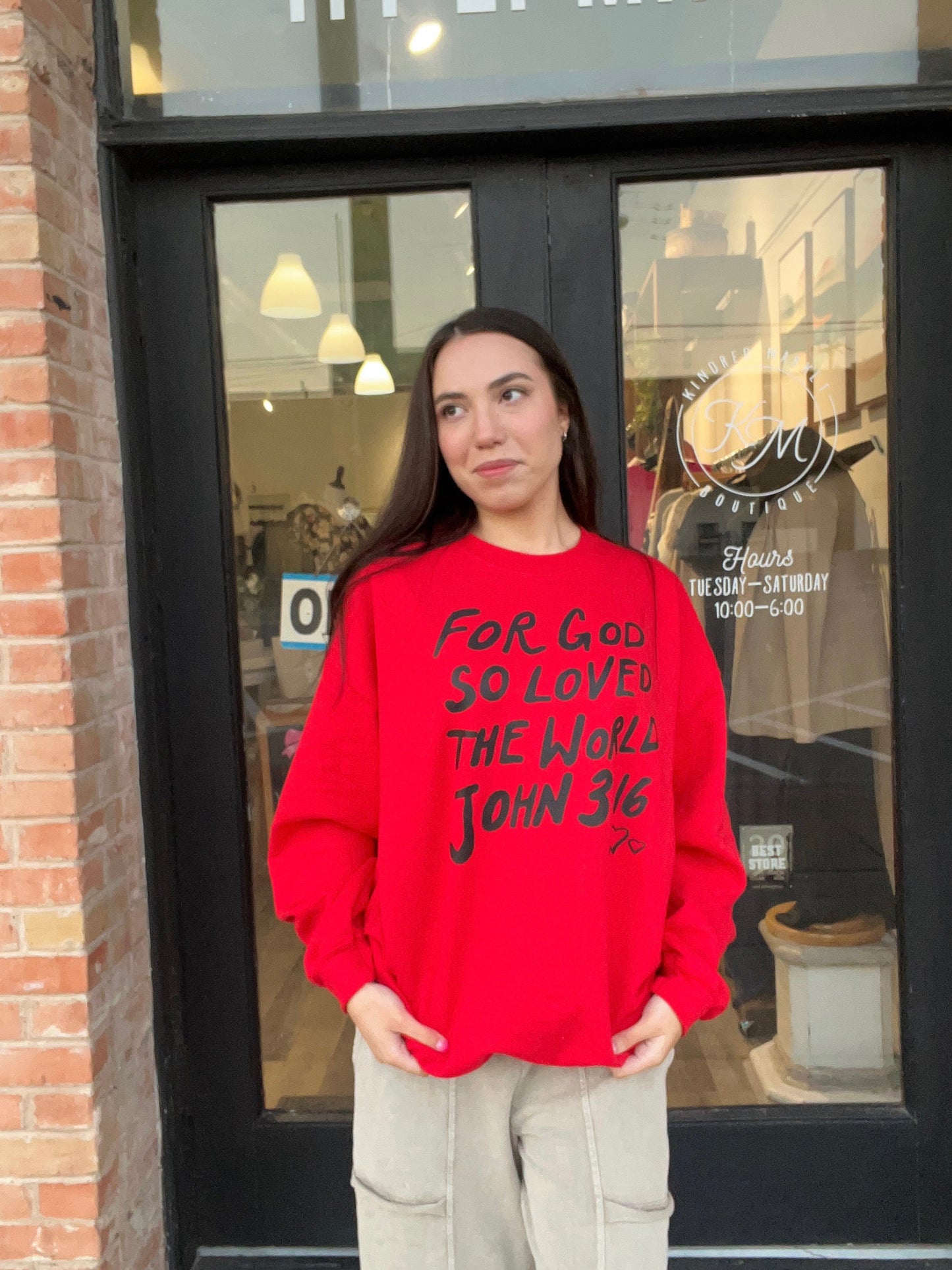 John 3:16 Sweatshirt