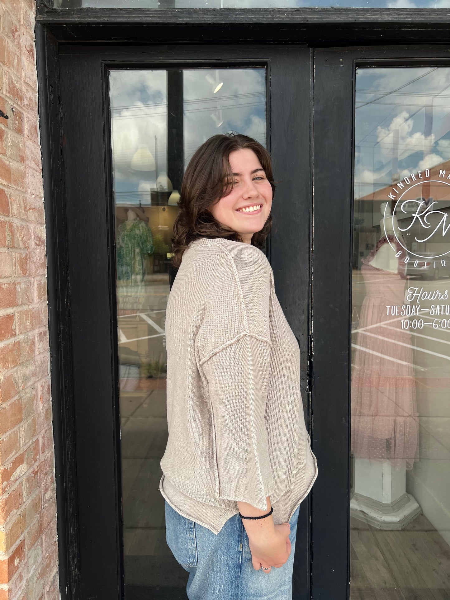 Ava Boxy Sweater