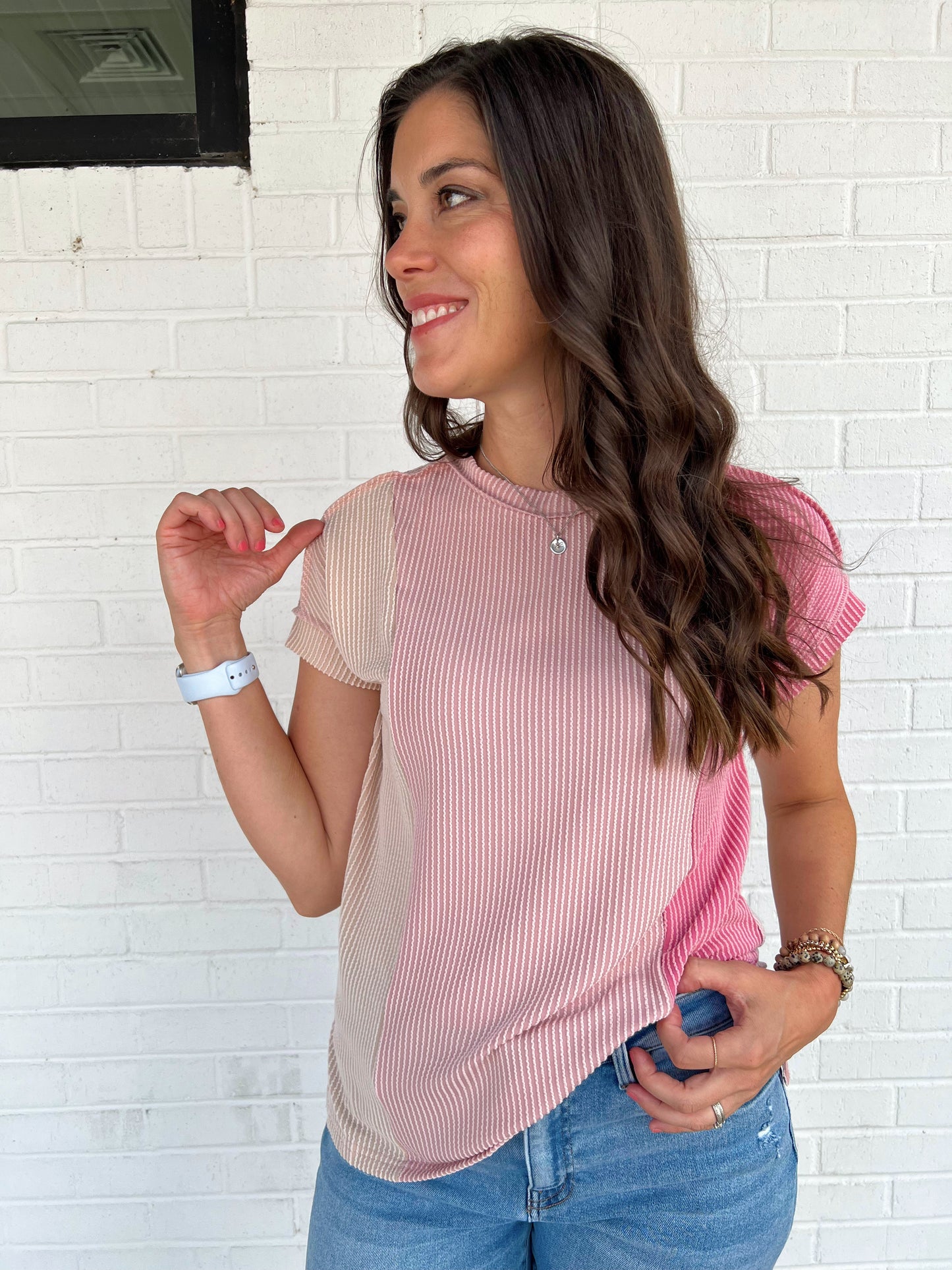 Kaitlin Color Block Shirt