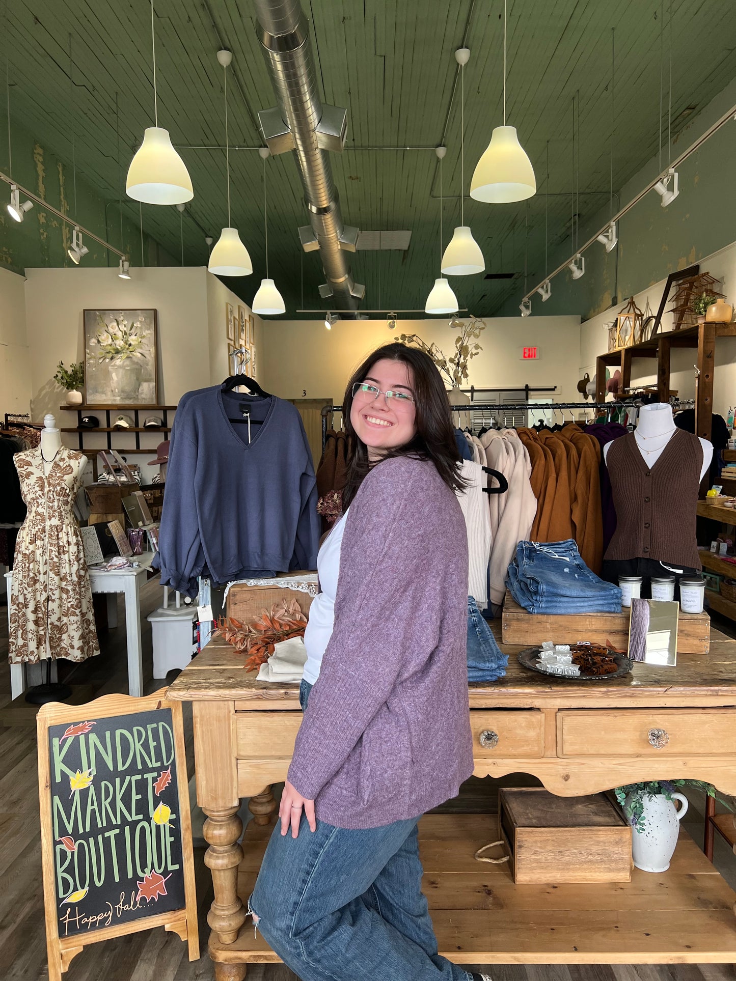 Freya Plum Knit Cardigan