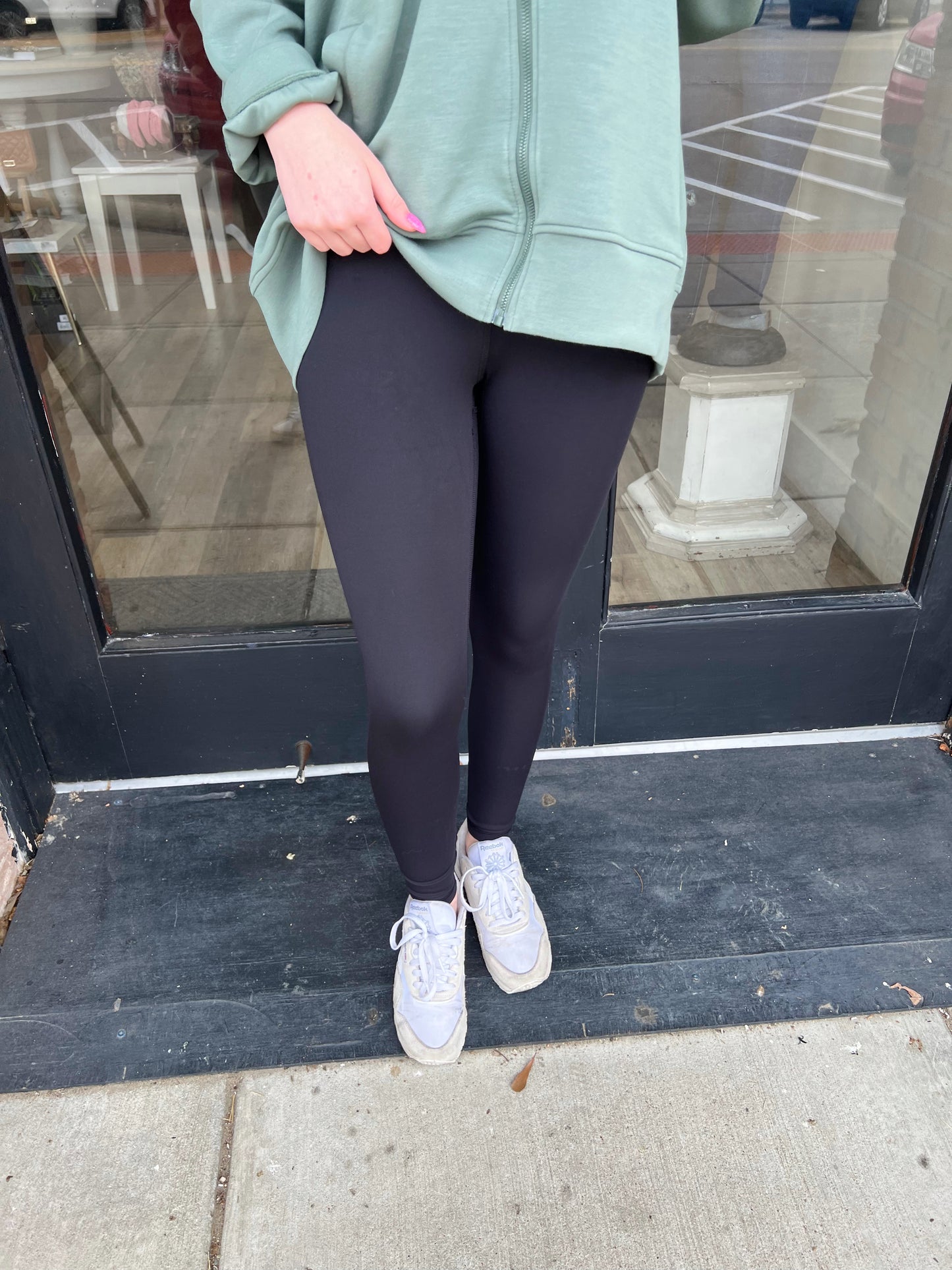 Savvy High Waisted Black Leggings