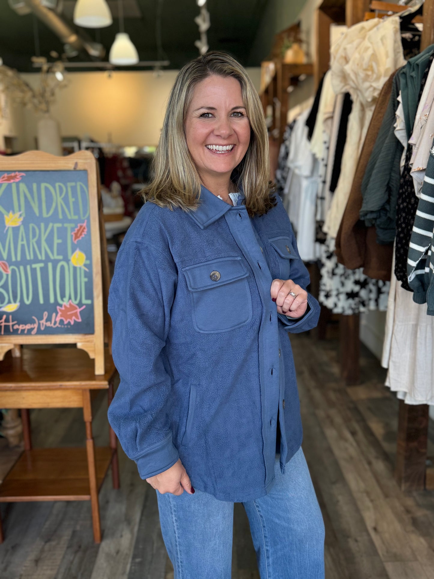 Susan Button Up Shacket