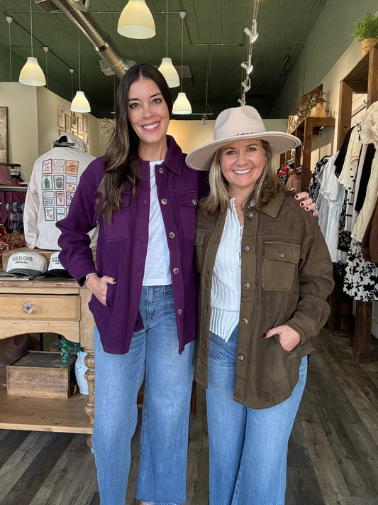 Susan Button Up Shacket