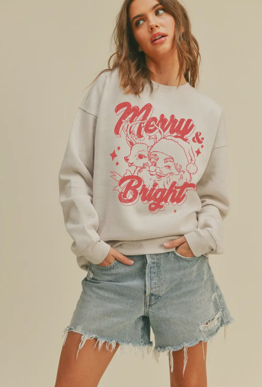 Clementine Santa Crewneck Sweatshirt