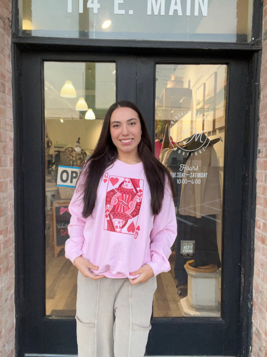 Queen of Hearts Sweatshirt