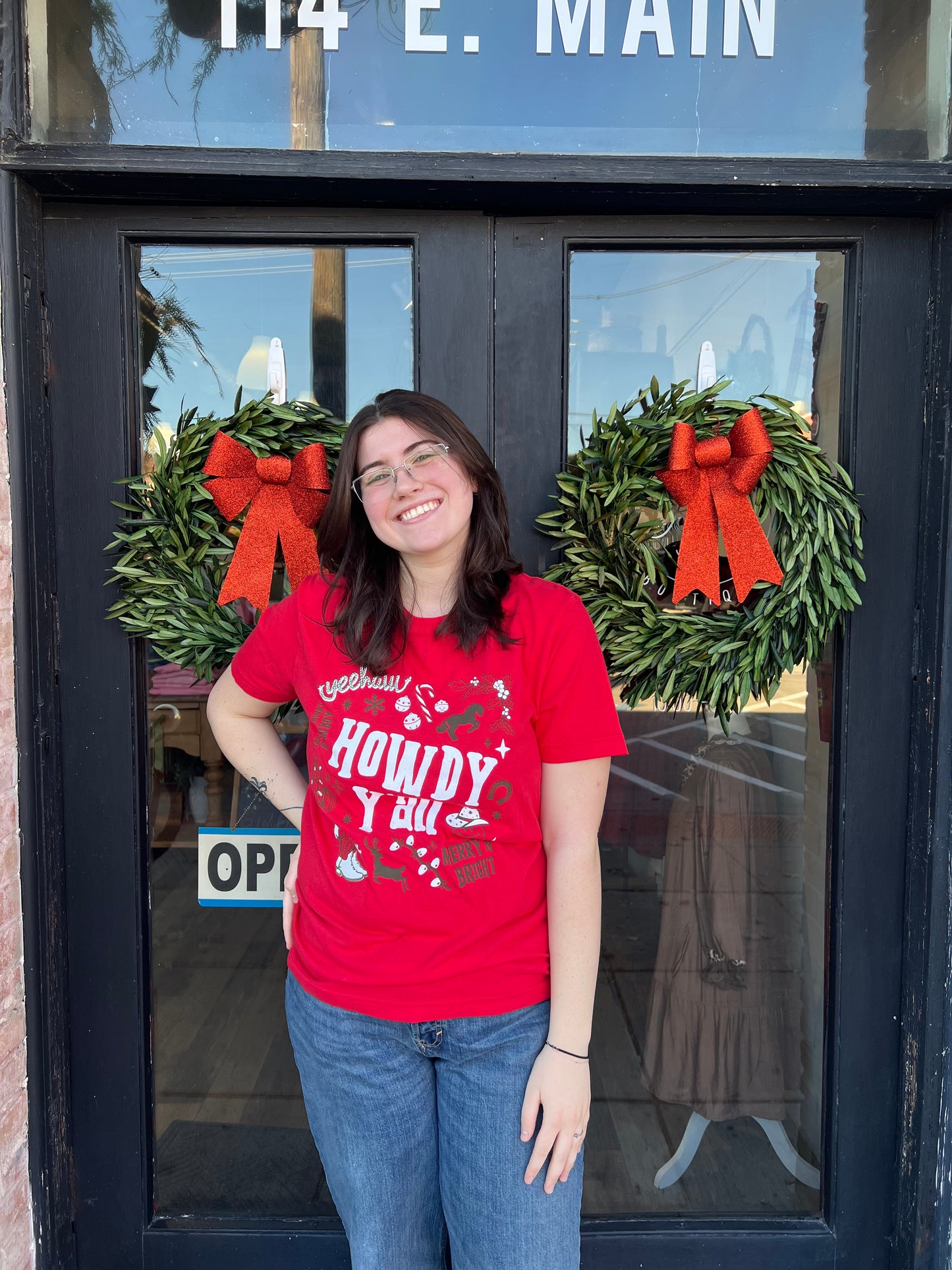 Howdy Yall Christmas T-shirt