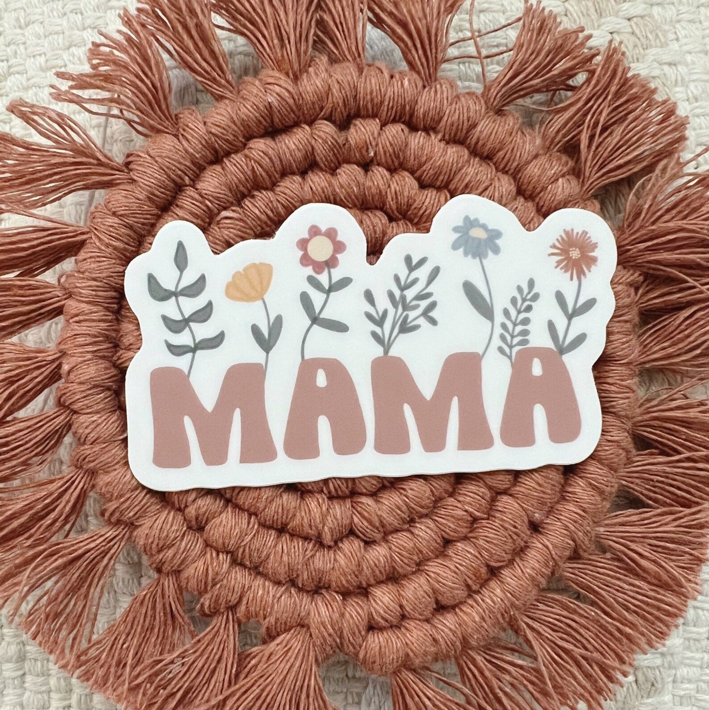 Floral Mama Sticker