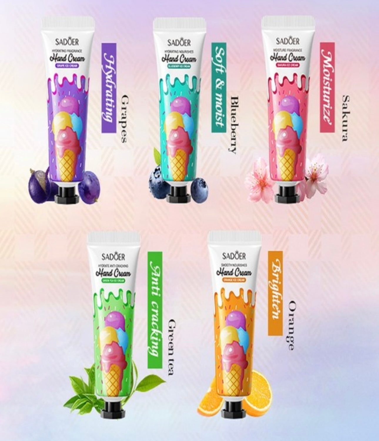 Sadoer Ice Cream Scented Hand Cream