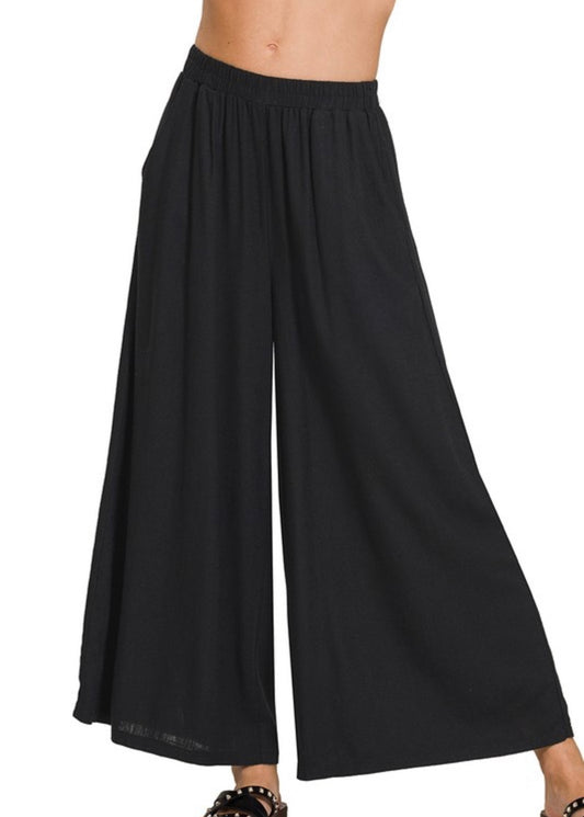 Everly Wide Leg Linen Pants