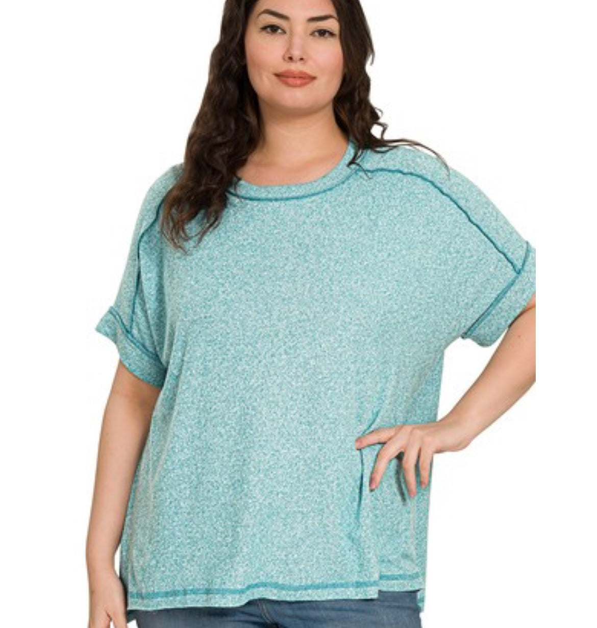 Adeline Plus Size Lounge Top