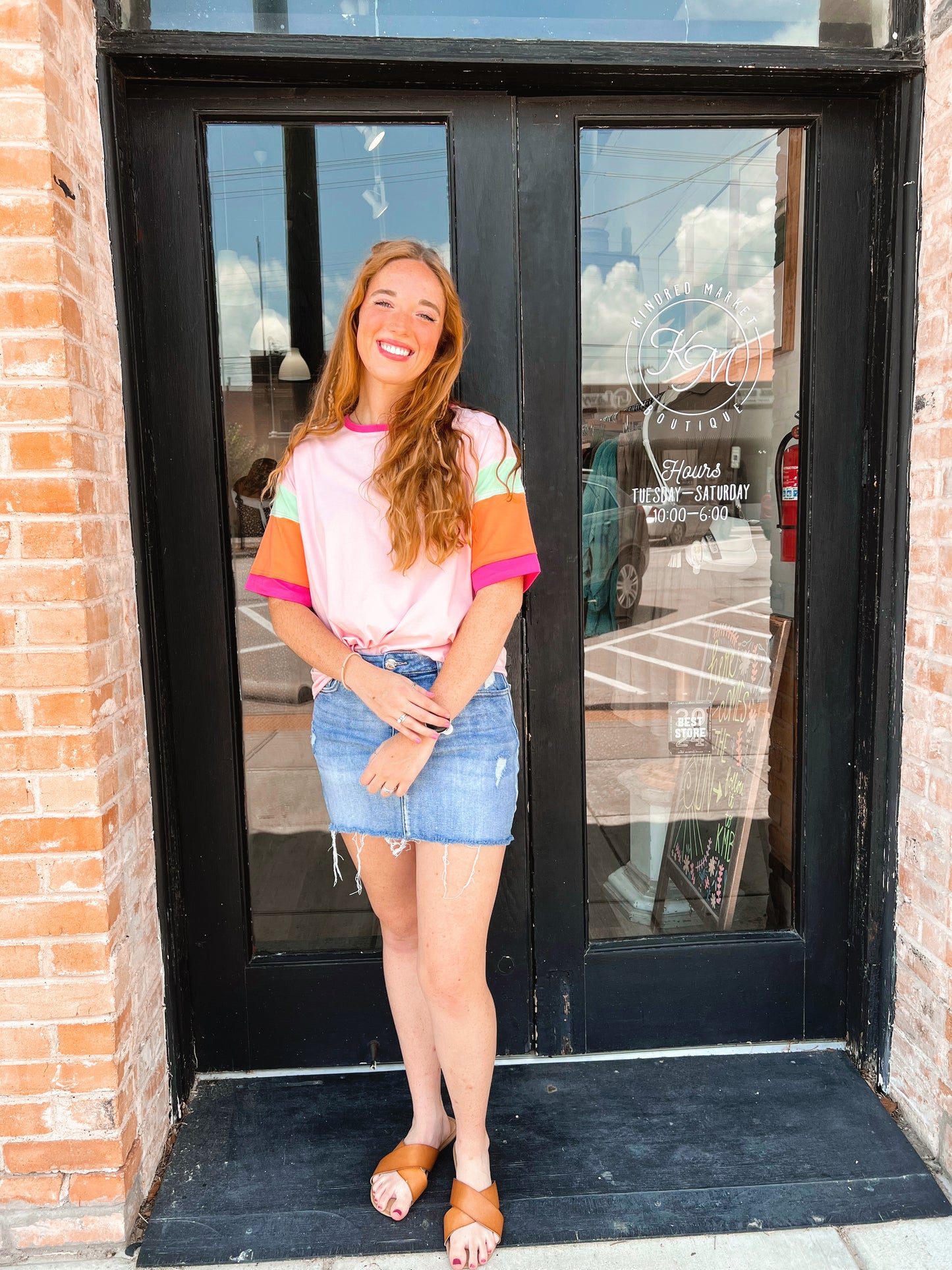 Candice Color Block Top