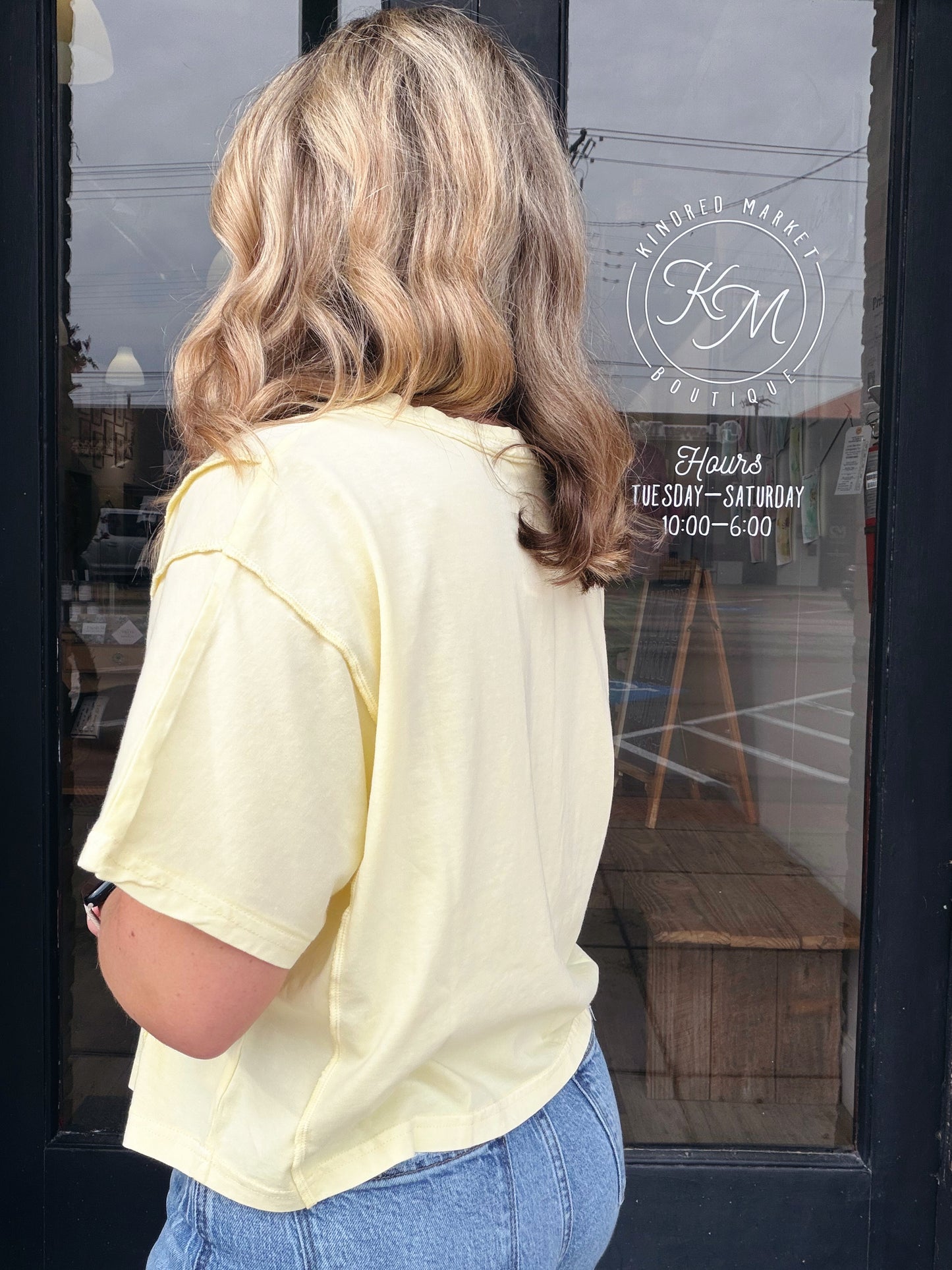 Isla Butter Yellow Henley