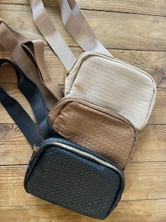 Woven Crossbody Belt Bags