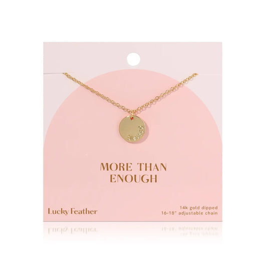 Faith Collection Necklace- More Than Enough